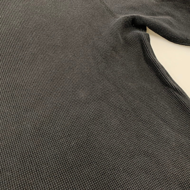 【中古品】【メンズ】 SUPREME シュプリーム 18FW VAMPIRE WAFFLE THERMAL ヴァンパイア ワッフル サーマル トップス 長袖 149-260818-cs-02-izu サイズ:S カラー:ブラック 万代Net店