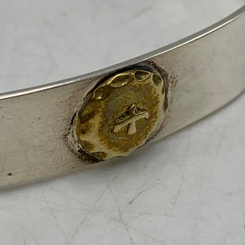 【中古品】【メンズ/レディース】 USED 925 EAGLE METAL BANGLE イーグルメタル バングル 平打ち アクセサリー 192-260822-as-11-izu カラー:シルバー 万代Net店