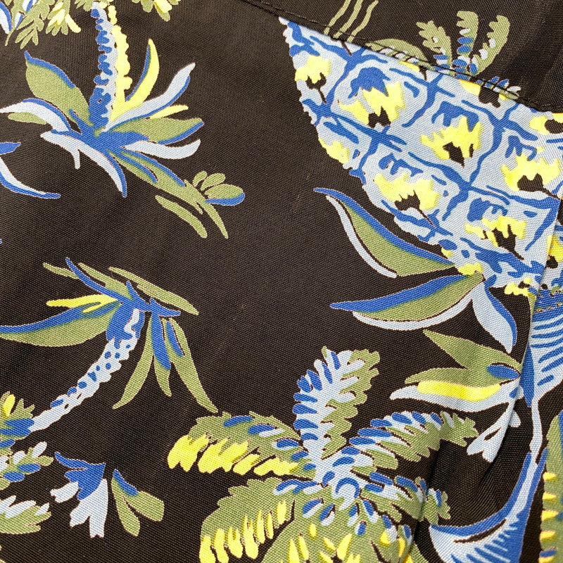 【中古品】【メンズ】 KONABAY HAWAII コナベイ ハワイ BIG PINEAPPLE RAYON OPEN COLLAR SS SHIRT ビッグ パイナップル レーヨン オープン カラー ショートスリーブシャツ 145-260827-yn-12-izu サイズ:不明 カラー:ブラック系 万代Net店