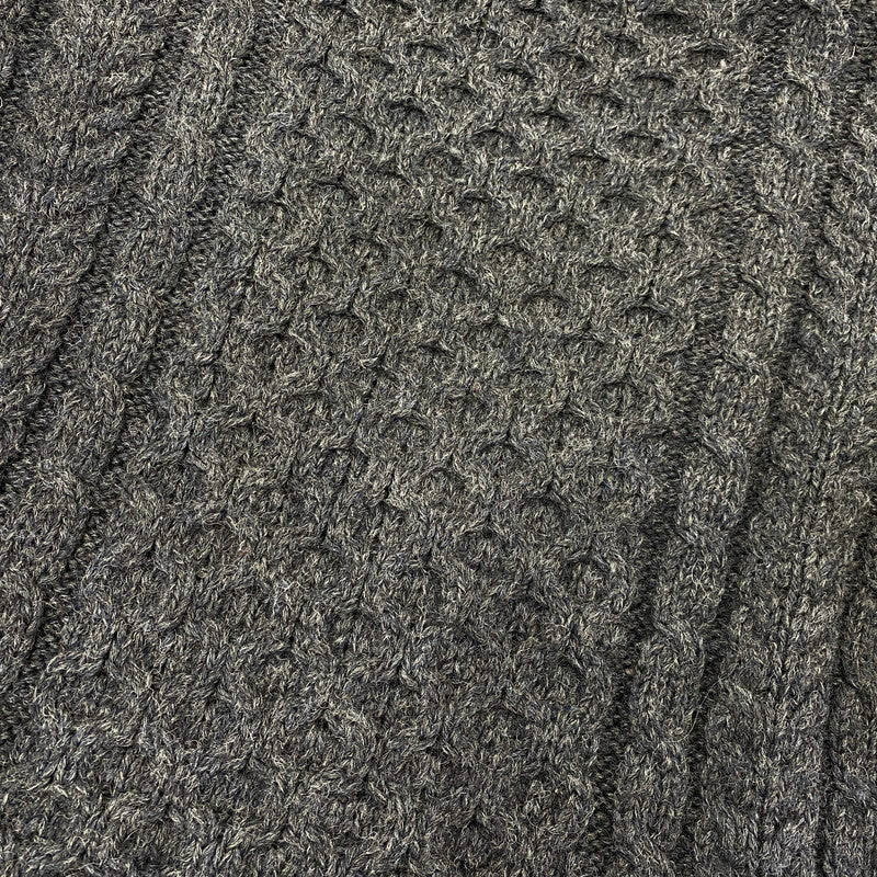 【中古品】【メンズ】 L.L.BEAN エルエルビーン FFR4 WOOL ARAN KNIT CARDIGAN ウール アラン ニット カーディガン トップス 146-260827-yn-15-izu サイズ:XXL-REG カラー:グレー 万代Net店
