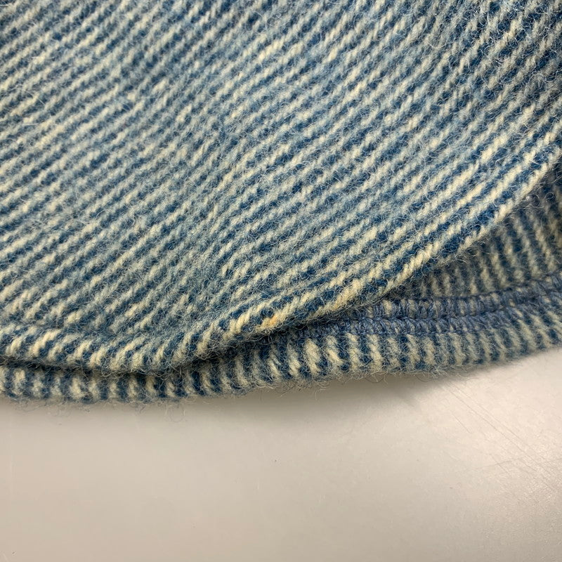 【中古品】【メンズ】 L.L.Bean エルエルビーン WOOL L/S SHIRT 1643 ウール ロングスリーブ シャツ 長袖 USA製 146-260903-as-37-izu サイズ:L カラー:ブルー 万代Net店