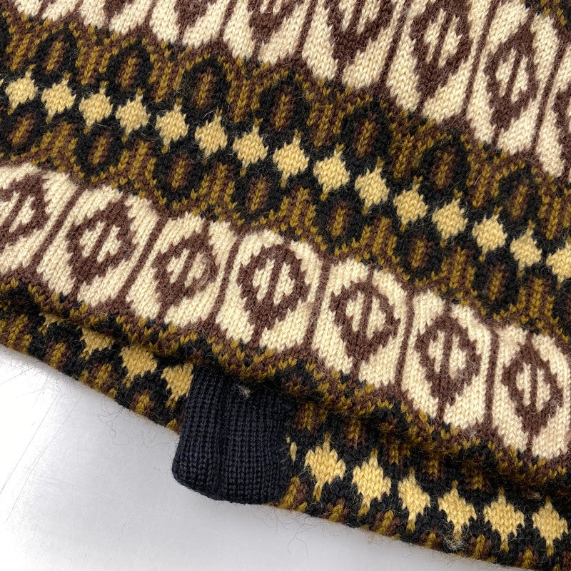 【中古品】【メンズ】 NORVYK BY REN-DALE ノルヴィーク バイ レンデール 60-70S TYROLEAN KNIT CARDIGAN チロリアン ニット カーディガン トップス 長袖 146-260919-ya-11-izu サイズ:下記参照 カラー:ブラウン系 万代Net店