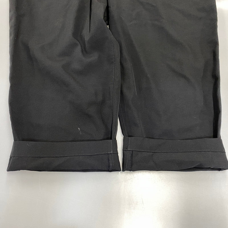 【中古品】【メンズ】 COMME DES GARCONS HOMME コムデギャルソンオム HL-P102 ONE TUCK WOOL GABADINE PANTS ワン タック ウール ギャバジン パンツ ボトムス ズボン 151-260914-cs-07-izu サイズ:L カラー:ブラック 万代Net店