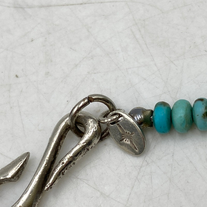 【中古品】【メンズ/レディース】 SAAD サード TURQUOISE BEADS NECKLACE ターコイズ ビーズ ネックレス アクセサリー 191-260913-as-24-izu カラー:ターコイズ 万代Net店