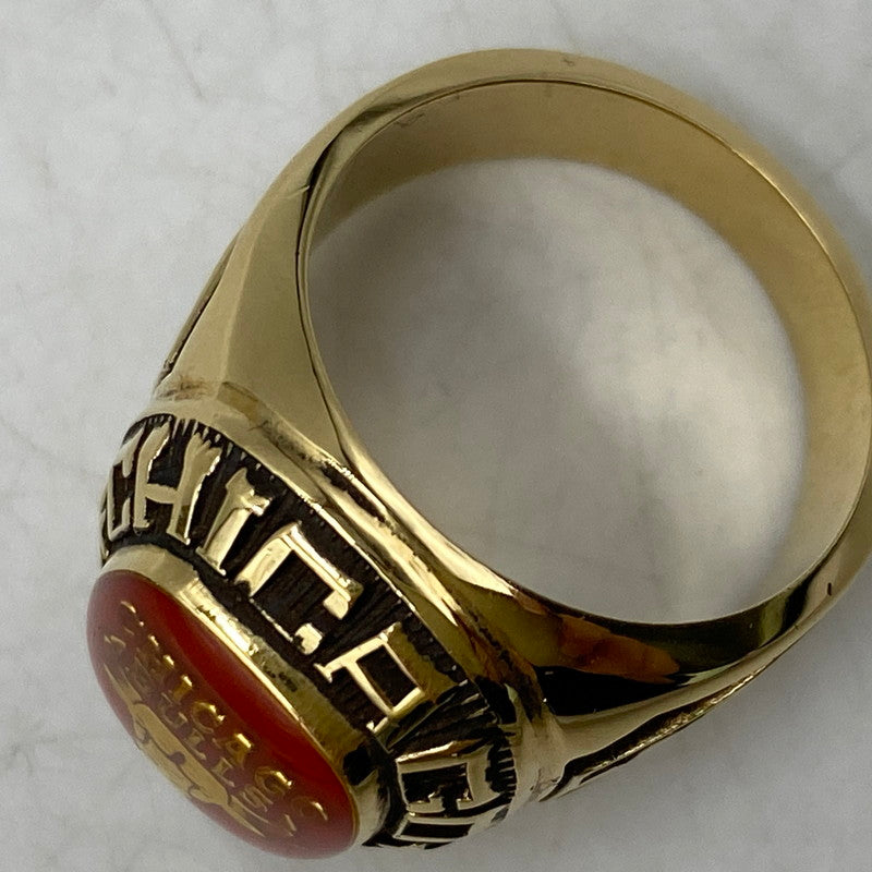 【中古品】【メンズ/レディース】 USED NBA CHICAGO BULLS RING シカゴブルズ リング 指輪 アクセサリー 192-260913-as-22-izu カラー:ゴールド 万代Net店