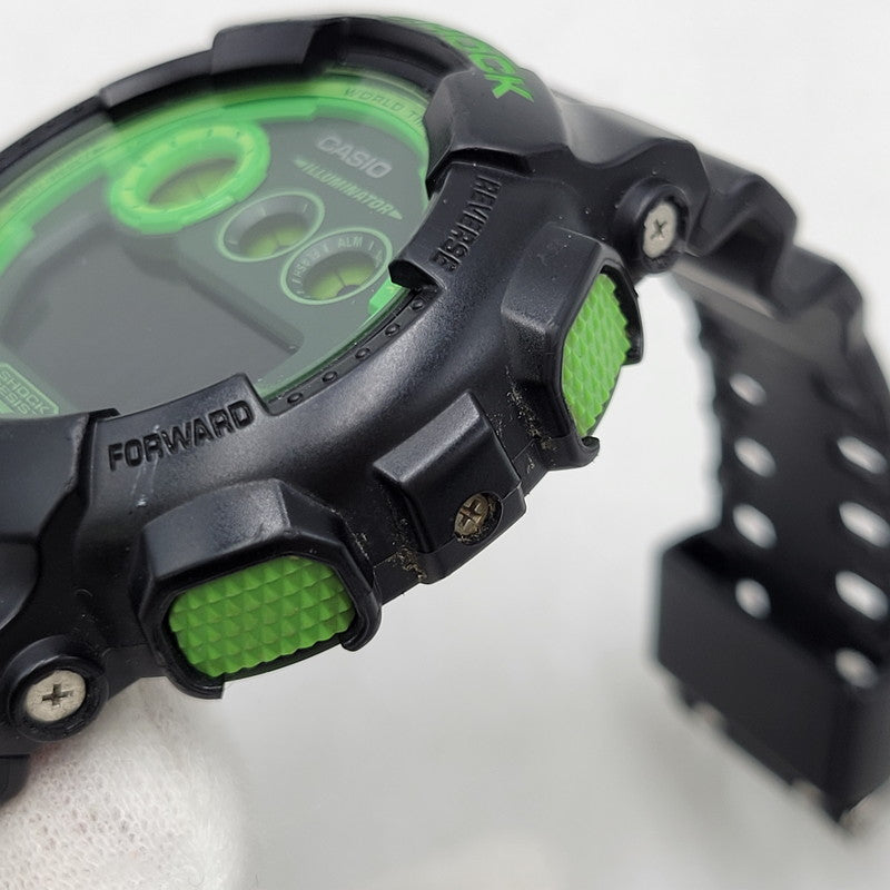 【中古品】【メンズ/レディース】 G-SHOCK ジーショック DIGITAL GD-120N デジタル 腕時計 196-260920-as-13-izu カラー:ブラック×グリーン 万代Net店