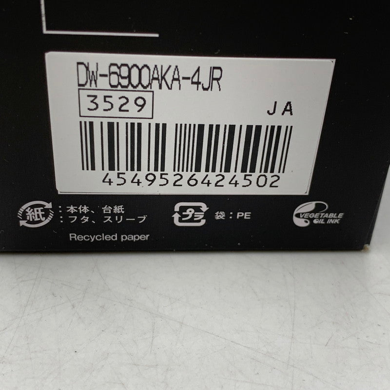 【中古美品】【メンズ/レディース】 G-SHOCK ジーショック DW-6900AKA-4JR DIGITAL QUARTZ デジタルクオーツ 腕時計 196-260916-yn-06-izu サイズ:53.2 × 50 × 18.7 mm カラー:レッド 万代Net店