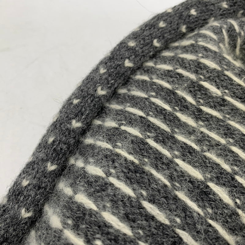 【中古品】【メンズ/レディース】 JUNYA WATANABE MAN COMME DES GARCONS ジュンヤ ワタナベ コム デ ギャルソン WH-K404 NORDIC WOOL MUFFLER ノルディック ウール マフラー 187-260916-yn-05-izu カラー:グレー 万代Net店