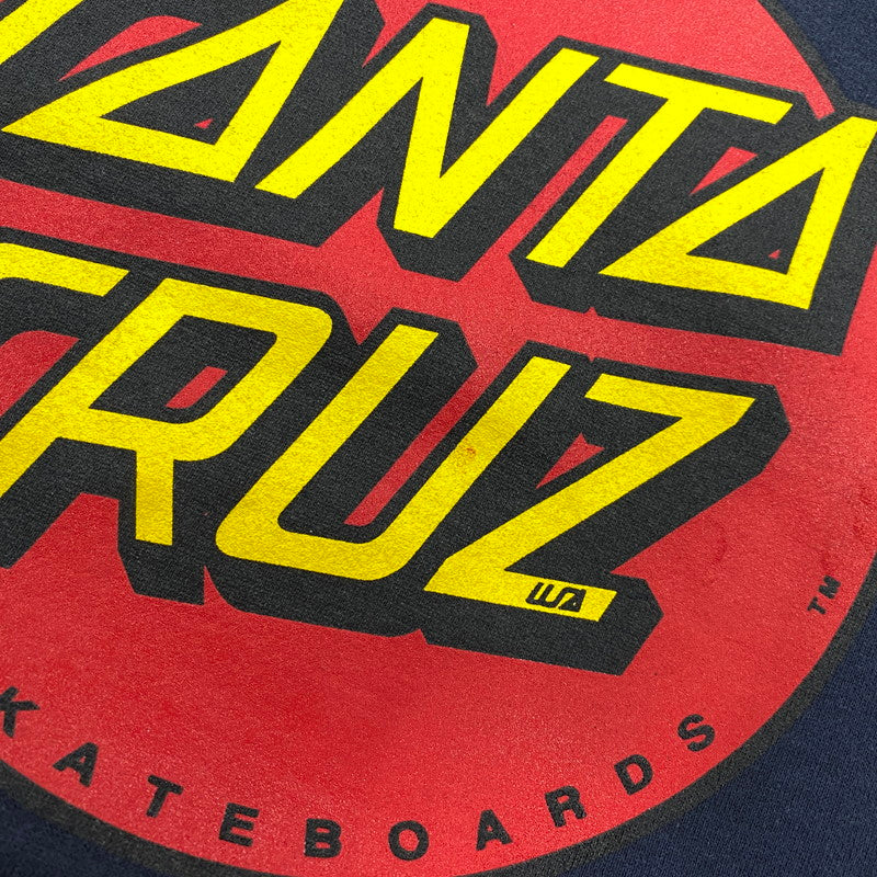 【中古品】【メンズ】 OLD SANTA CRUZ オールド サンタクルーズ NHSタグ USA製 HOODED SWEATSHIRT フーデッド スウェットシャツ パーカー トップス 146-260922-kh-02-izu サイズ:M カラー:ネイビー 万代Net店