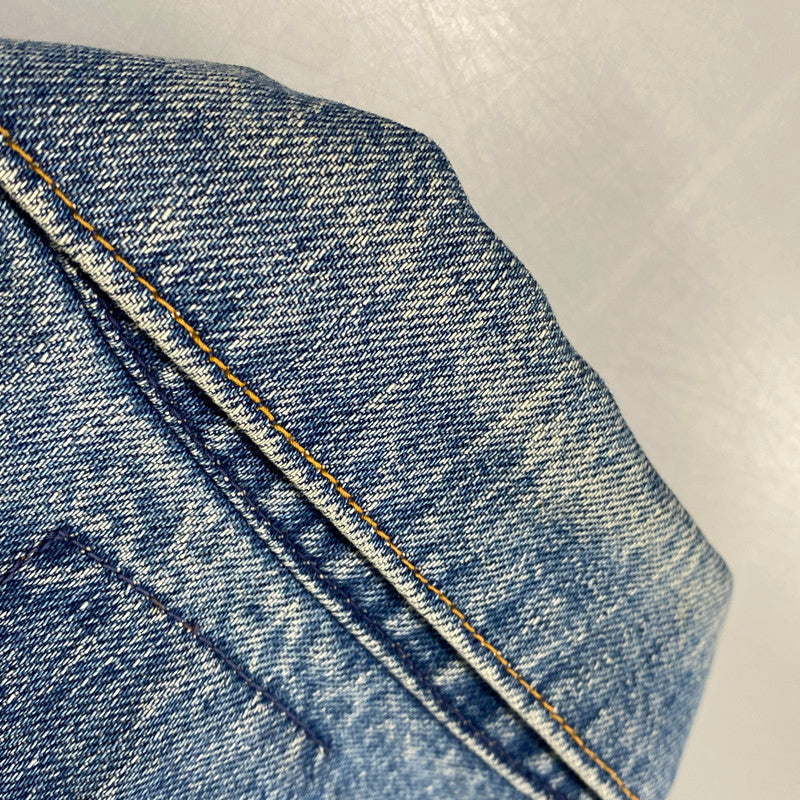 【中古品】【メンズ】 LEVI'S リーバイス 刻印350 極東工場 不均等V BIG-E 60-70S 70505 4TH DENIM JACKETデニム ジャケット アウター 146-261003-ya-10-izu サイズ:下記参照 カラー:ライトインディゴ 万代Net店