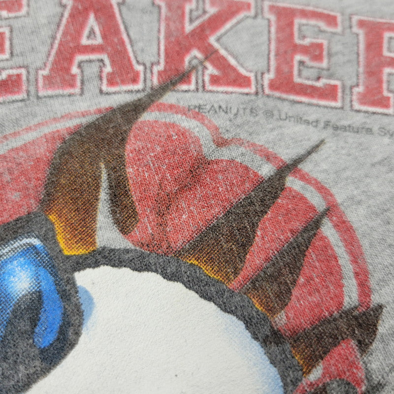 【中古品】【メンズ】 PEANUTS ピーナッツ メキシコ製 SNOOPY 00’S HEART BREAKER!TEE スヌーピー 00’S ハートブレイカー Tシャツ トップス 半袖 146-261003-sm-09-izu サイズ:XL カラー:グレー 万代Net店