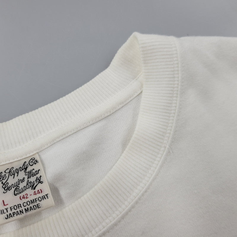 【中古品】【メンズ】 CALEE キャリー DROP SHOULDER FIRST SIGHT LS TEE ドロップショルダー ファースト サイト ロングスリーブ Tシャツ トップス 長袖 142-261003-sm-10-izu サイズ:L カラー:ホワイト 万代Net店