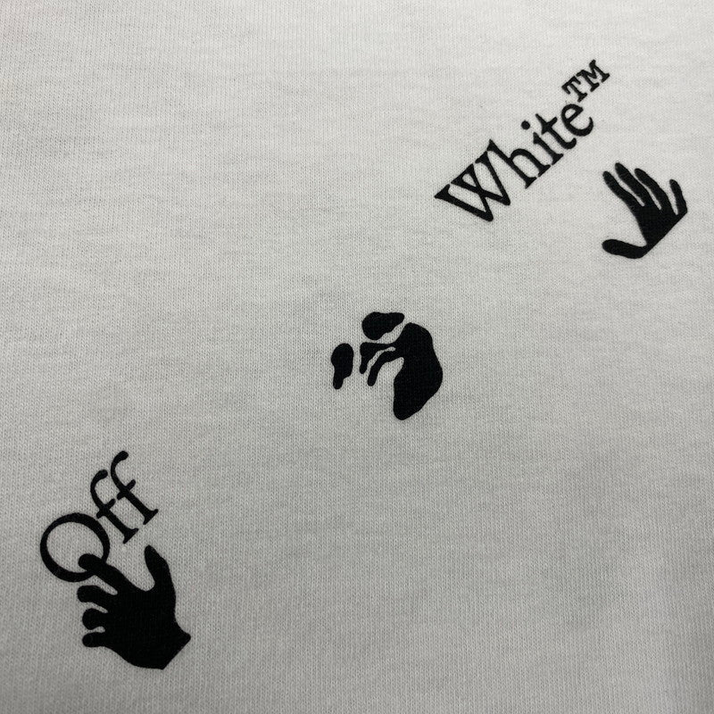 【中古品】【メンズ】 OFF-WHITE オフホワイト OMAA027R21JER012 ALLOVER S S TEE オールオーバー S S Tシャツ 半袖 142-261009-sm-15-izu サイズ:XS カラー:ホワイト 万代Net店