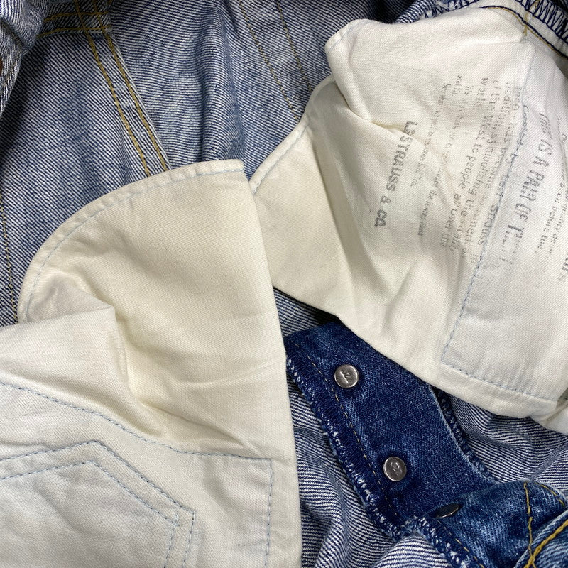 【中古品】【メンズ】 LEVI'S リーバイス 702-XX 刻印J22 BIG-E 赤耳 日本製 702 CINCH BACK DENIM PANTS シンチ バック デニム パンツ ボトムス 157-261013-kh-01-izu サイズ:34×36 カラー:インディゴ 万代Net店
