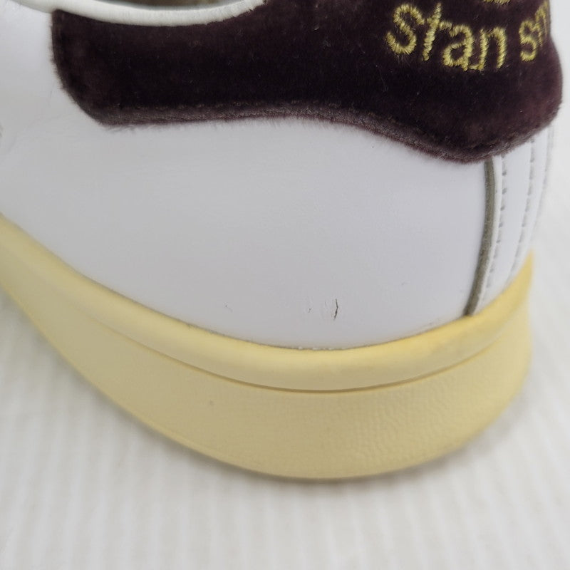 【中古品】【メンズ】 adidas アディダス STAN SMITH BA7417 スタンスミス BEAUTY&YOUTH別注 スニーカー 靴 161-261014-as-04-izu サイズ:27cm カラー:ホワイト×ブラウン 万代Net店