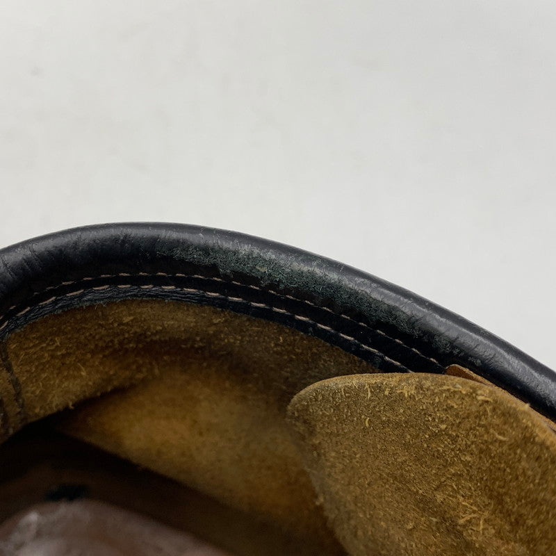 【現状渡し品】【メンズ】 RED WING レッドウィング IRISH SETTER MOC TOE BOOTS 9874 アイリッシュセッター モックトゥ 復刻犬タグ ブーツ 靴 164-261021-as-03-izu サイズ:6 1/2E カラー:ブラック 万代Net店