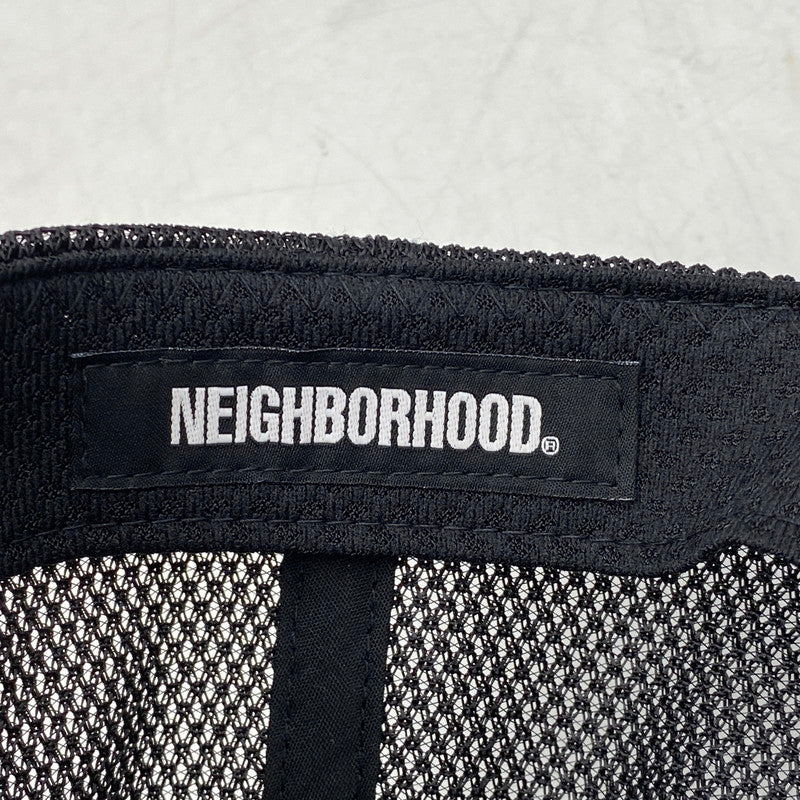 【中古品】【メンズ/レディース】 NEIGHBORHOOD ネイバーフッド 252YGNH-HT04 MESH CAP メッシュキャップ 帽子 185-261024-ms-16-izu サイズ:F カラー:ブラック 万代Net店