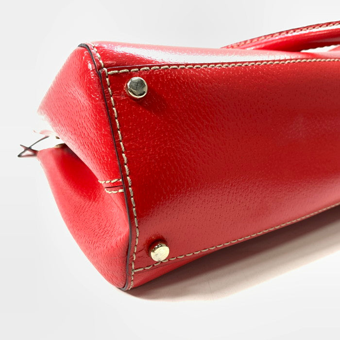 【中古品】【レディース】 Kate Spade ケイトスペード ハンドバッグ ブランド バッグ カバン 188-240518-gm-18-fuz カラー:レッド 万代Net店