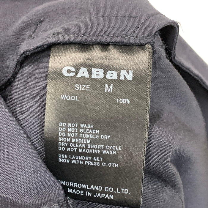 【中古品】【メンズ】 CABAN 19AW ドライウールテーパードパンツ ボトムス ブランド 古着 151-240217-gm-25-fuz サイズ:M カラー:ネイビー 万代Net店