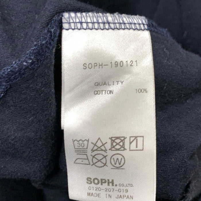 【中古品】【メンズ】 SOPHNET. ソフネット 半袖Tシャツ カットソー トップス ブランド 古着 142-240128-gm-30-fuz サイズ:S カラー:ブラック 万代Net店