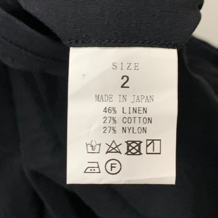 【中古品】【メンズ】 SEMOH ベルト付きジップロングパンツ ボトムス ブランド 古着 140-240204-gm-11-fuz サイズ:2 カラー:ブラック 万代Net店