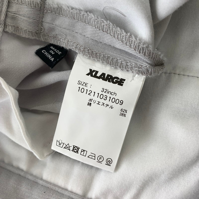 【中古品】【メンズ】 XLARGE エクストララージ WORK PANTS ワーク パンツ 153-240306-ak-8-fuz サイズ:32 カラー:グレー 万代Net店