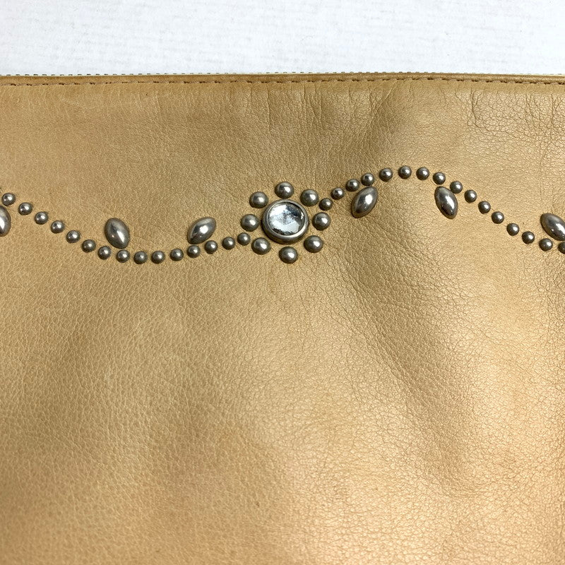 【中古品】【レディース】 HTC エイチティーシー クラッチバッグ 188-240401-st-21-fuz カラー:ベージュ 万代Net店