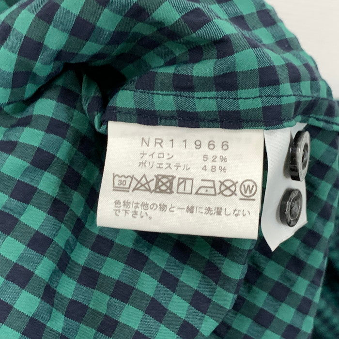 【中古品】【メンズ】 THE NORTH FACE ザ・ノースフェイス NR11966 ヒデンバリーシャツ 長袖シャツ トップス ブランド 古着 144-240721-gm-37-fuz サイズ:M カラー:グリーン 万代Net店