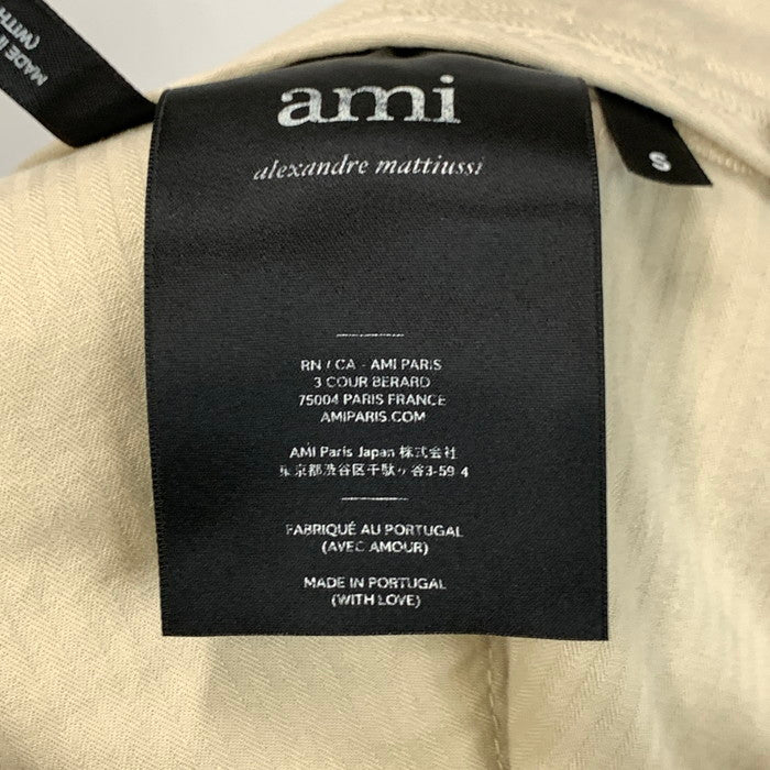 【中古品】【メンズ】 ami alexandre mattiussi アミアレクサンドレマチウシ E19T617.224 キャロットパンツ ボトムス ブランド 古着 152-240728-gm-18-fuz サイズ:S カラー:ベージュ 万代Net店