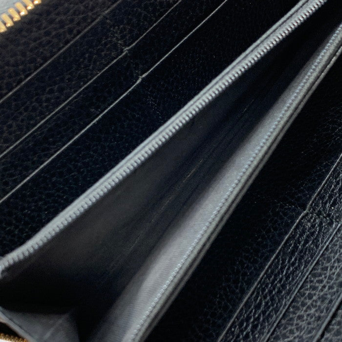 【中古品】【メンズ/レディース】 GUCCI グッチ 509644 インターロッキングG ラウンドファスナー ウォレット ブランド 財布 181-240804-gm-8-fuz カラー:ブラック 万代Net店