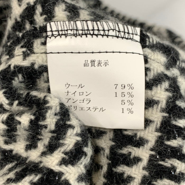 【中古品】【メンズ】 LAID BACK 長袖シャツ トップス ブランド 古着 141-240913-gm-39-fuz サイズ:1 カラー:千鳥格子 ホワイト ブラック 万代Net店