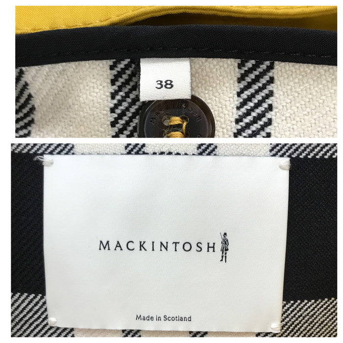 【中古品】【メンズ】 マッキントッシュ GTS CHRYSTON RUBBER COAT コート アウター ブランド 古着 141-251109-xz-7-fuz サイズ:38 カラー:イエロー 万代Net店
