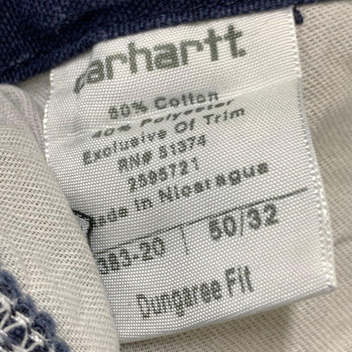 【中古品】【メンズ】 Carhartt カーハート WORK PANT ワークパンツ ボトムス ブランド 古着 156-240928-gm-32-fuz サイズ:50×32 カラー:ネイビー 万代Net店