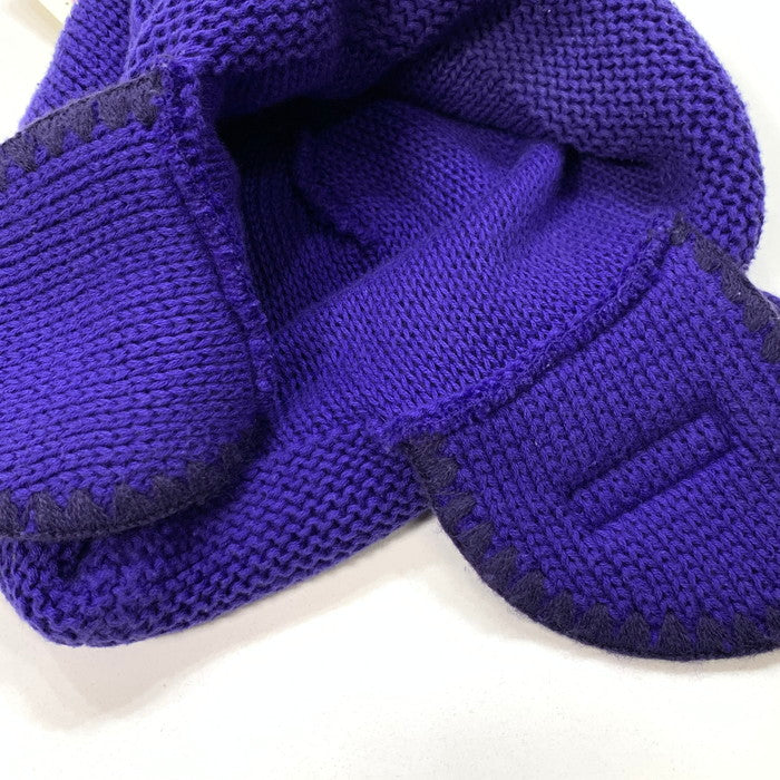 【中古品】【メンズ】 TIGHTBOOTH PRODUCITON BOMBER BEANIE ビーニー ニットキャップ ブランド 帽子 185-241019-gm-21-fuz サイズ:FREE カラー:パープル 万代Net店