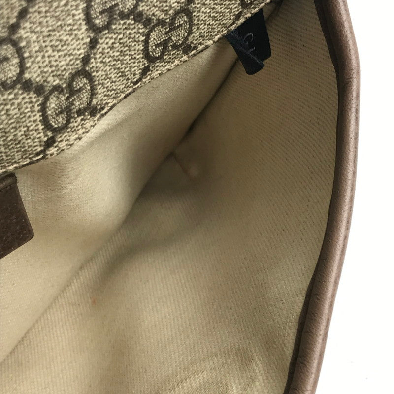 【中古品】【メンズ/レディース】 グッチ 493930 GGスプリーム ベルトバッグ ウエストバッグ ボディバッグ 180-241025-mh-9-fuz カラー:ベージュ 万代Net店