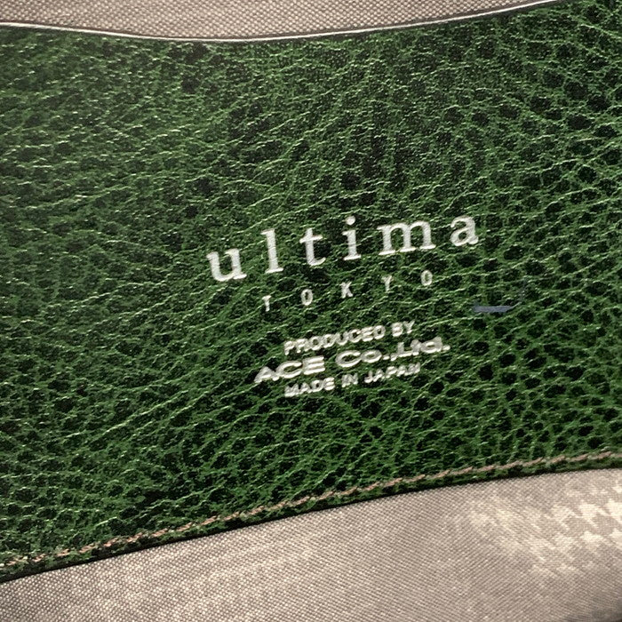 【中古品】【メンズ/レディース】 ULTIMA ショルダーバッグ ブランド バッグ カバン 188-250102-gm-37-fuz カラー:グリーン 万代Net店