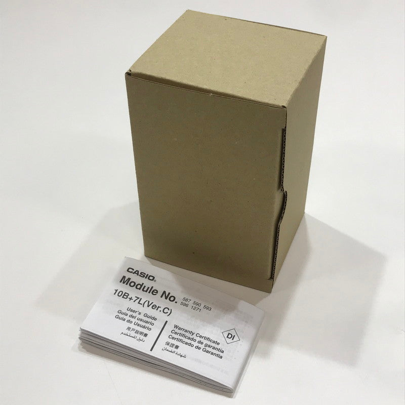 【中古品】【メンズ】 CASIO カシオ 時計 腕時計 BLACK 箱・取扱説明書付属 198-261014-io-04-fuzh カラー:ブラック 万代Net店