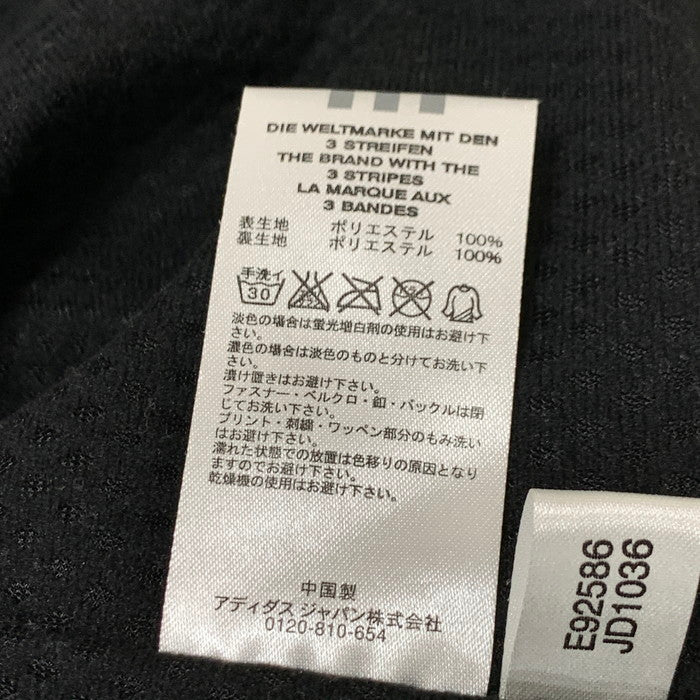 【中古品】【メンズ】 adidas アディダス 00s ボアフリースジャケット アウター ブランド 古着 145-250125-gm-22-fuz サイズ:M カラー:ブラック 万代Net店