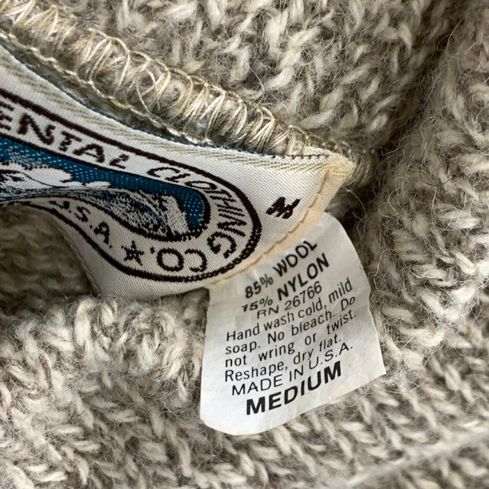 【中古品】【メンズ】 ENVIRONMENTAL CLOTHING ショールカラー ニット トップス ブランド 古着 145-250112-gm-33-fuz サイズ:M カラー:ベージュ 万代Net店