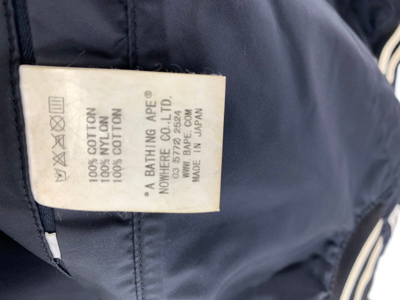 【中古品】【メンズ】 A BATHING APE ア・ベイシング・エイプ リバーシブルコーチジャケット 142-250119-st-09-fuz サイズ:L カラー:ブラック 万代Net店