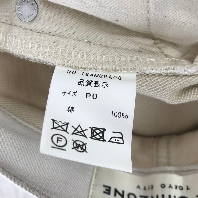 【中古品】【レディース】 THE SHINZONE ザ シンゾーン デニムパンツ ホワイト レディース P0サイズ W63cm 171-260329-io-32-fuzh 万代Net店