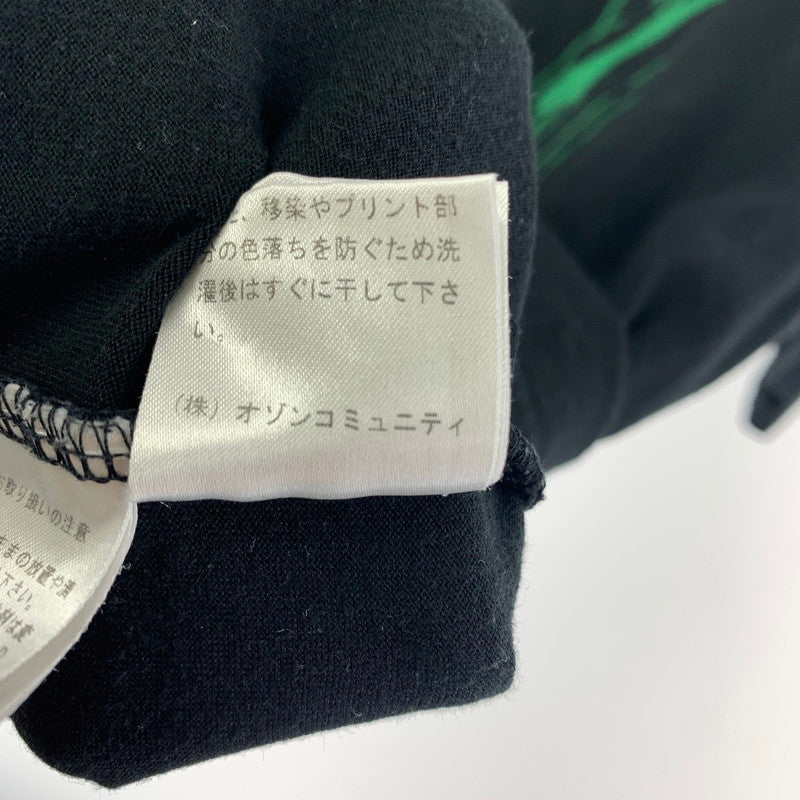 【中古品】【メンズ】 HYSTERIC GLAMOUR 02241CT40 KEEP ON CHILLIN Tシャツ ヒステリックグラマー 140-250301-st-10-fuz サイズ:L カラー:ブラック 万代Net店