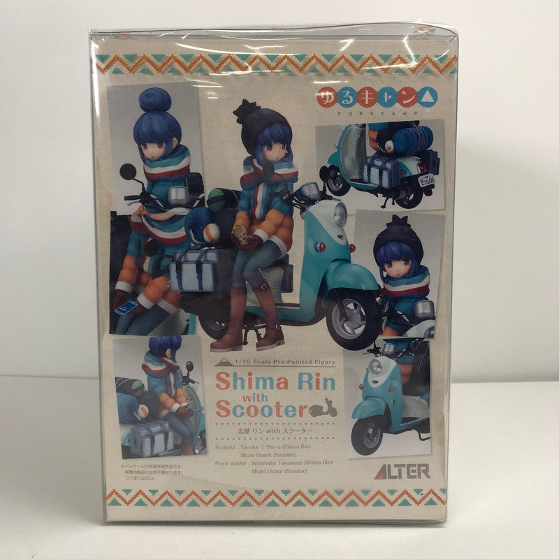 【中古品】 ゆるキャン△ 志摩リン with スクーター 1/10 完成品 フィギュア 053-260318-ky-03-fuzh 万代Net店