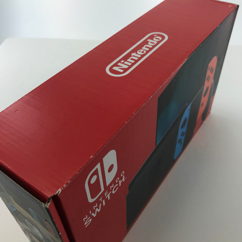 【中古品】 Nintendo Switch ニンテンドースイッチ 本体 Joy-Con(L) ネオンブルー (R) ネオンレッド 2019モデル ゲーム 034-250327-mh-02-fuz 万代Net店