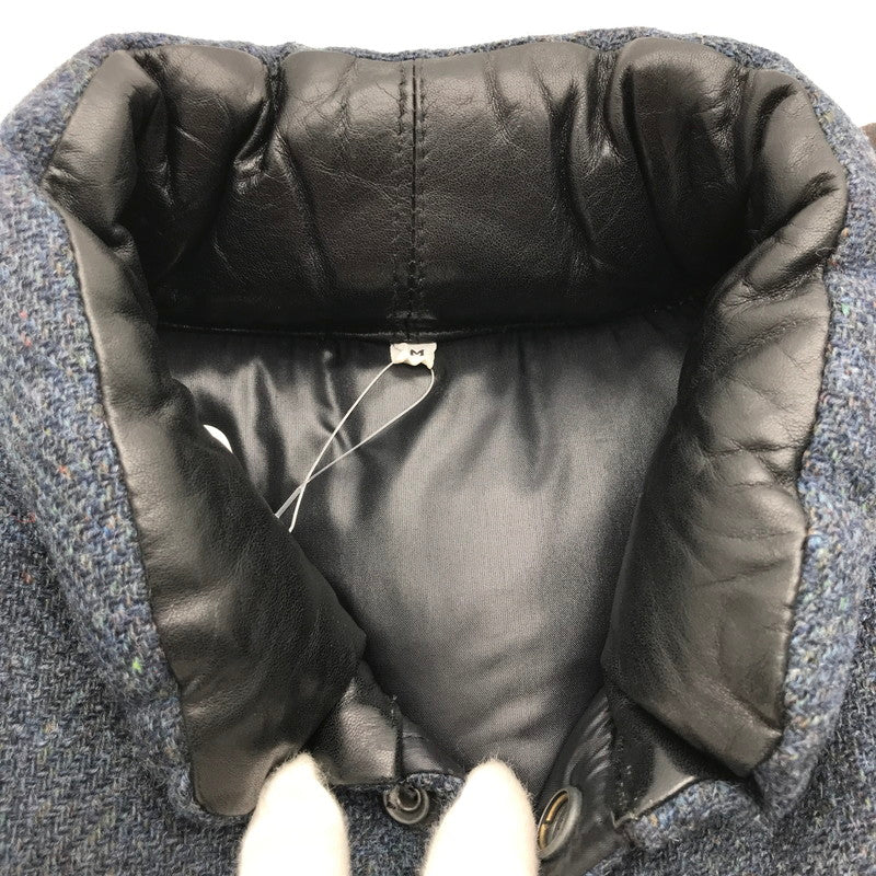【中古品】【メンズ】 HARRIS TWEED ハリスツイード ダウンベスト 145-260913-nm-01-fuzh サイズ:M カラー:グレー系/ダークネイビー系 万代Net店