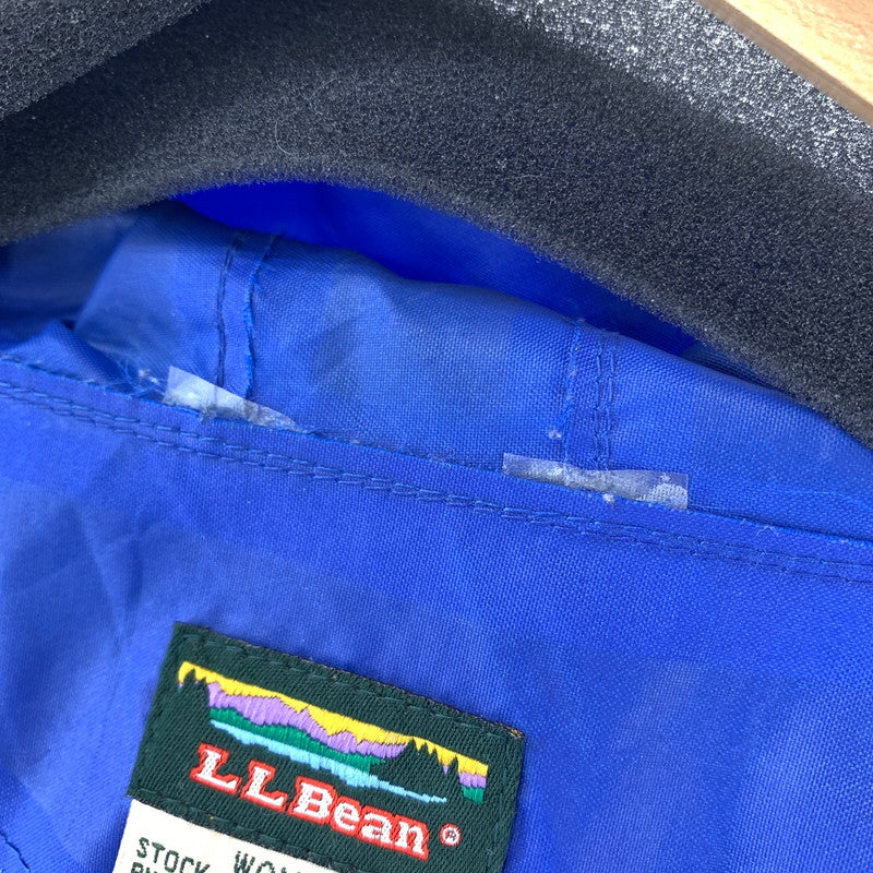 【中古品】【レディース】 エルエルビーン RAIN JACKET フード付き レイン ジャケット コート 古着 144-250502-mh-12-fuz サイズ:L カラー:ブルー 万代Net店