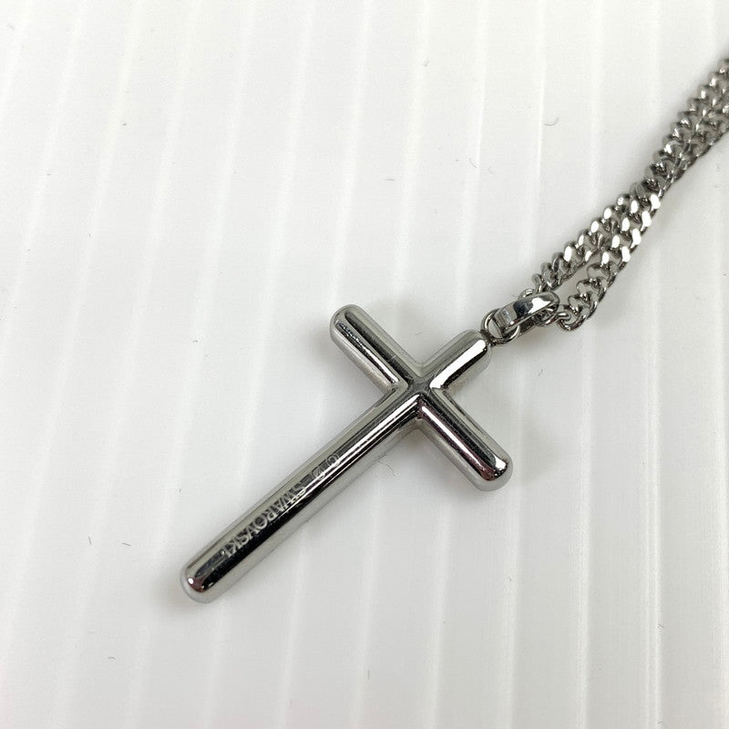 【中古品】【レディース】 SWAROVSKI スワロフスキー GOVERN ネックレス アクセサリー 十字架 SILVER 193-261013-io-25-fuzh カラー:シルバー 万代Net店