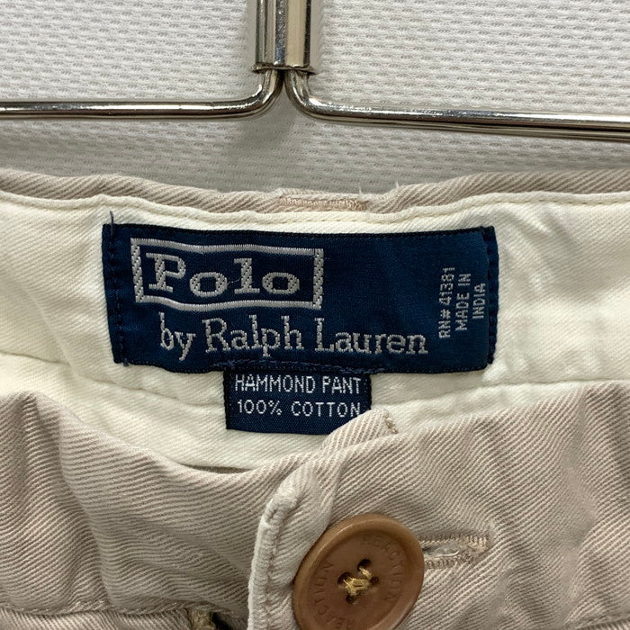 【中古品】【メンズ】 Polo by Ralph Lauren ポロバイラルフローレン チノパンツ ボトムス ブランド 古着 ポロチノ 156-251005-gm-02-fuz サイズ:35/32 カラー:ベージュ 万代Net店