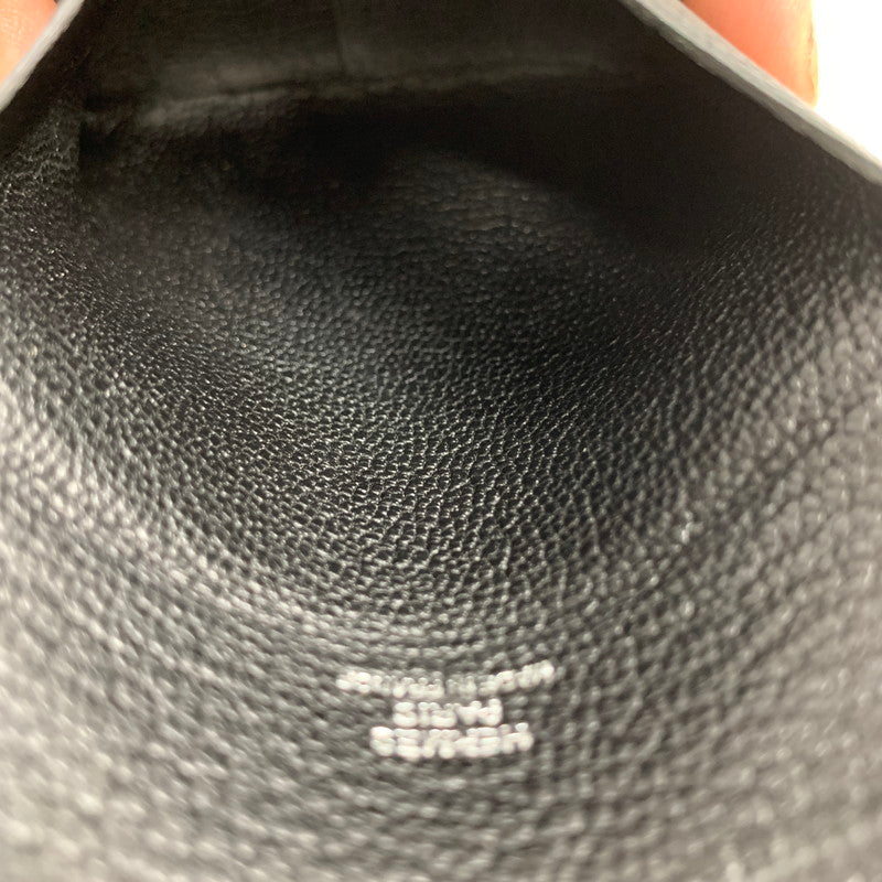 【中古品】【メンズ】 HERMES BASTIA コインケース 財布 エルメス 181-250831-st-16-fuz カラー:ブラック 万代Net店