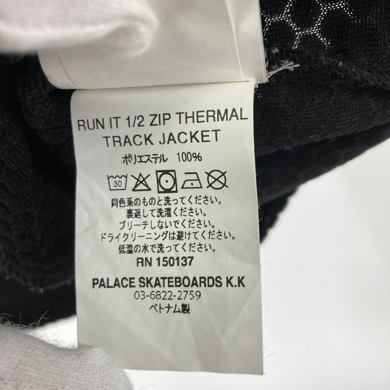 【中古品】【メンズ】 PALACE RUN IT 1/2 パレス ラン イット 1/2 ZIP THERMAL TRACK JACKET ジップ サーマル トラックジャケット ジャケット 上着 142-250815-io-01-fuz サイズ:L カラー:ブラック 万代Net店